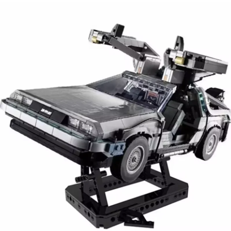 신기술 10300 베스트셀러 장난감, 미래로의 시간여행 기계 조립 블록, 자동차 모형, 선물