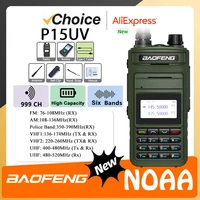 P15UV Baofeng Walkie Talkie Six-Band Type-C Charge UV-15 Pro Max V2 Long Range Communication Radio 999 Channel UV-999 Pro Max V2 1