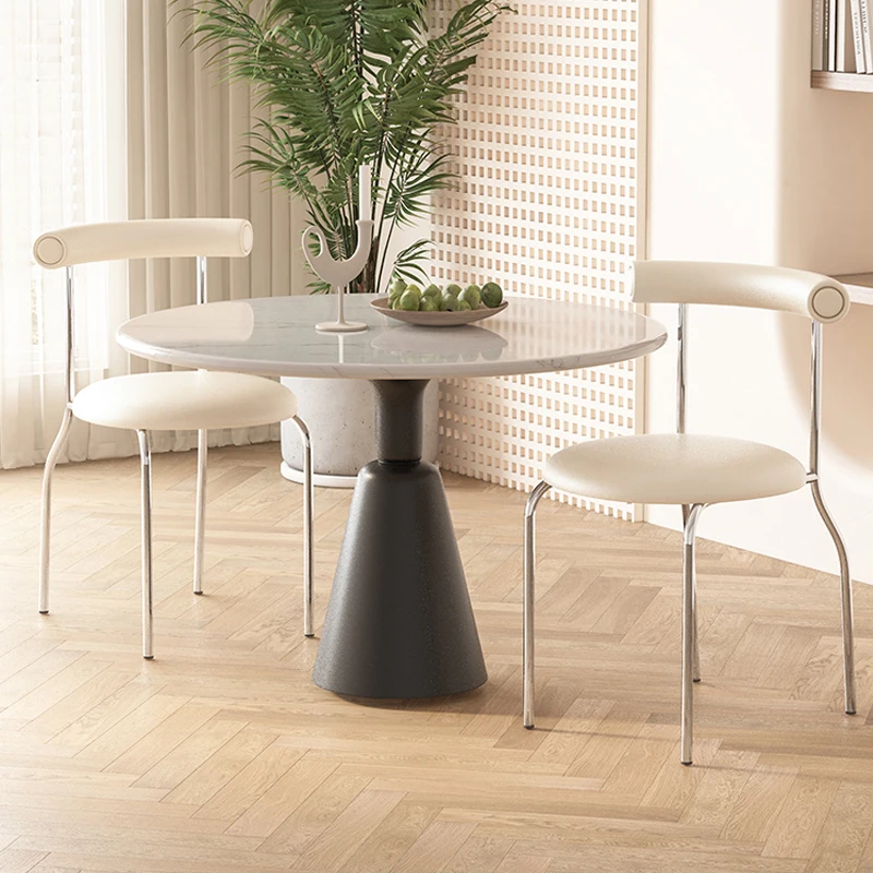 Cream Style Light Luxury Dining Chair Ins Medieval Home Modern Cafe Chair Vintage Nordic Backrest Bedroom Makeup