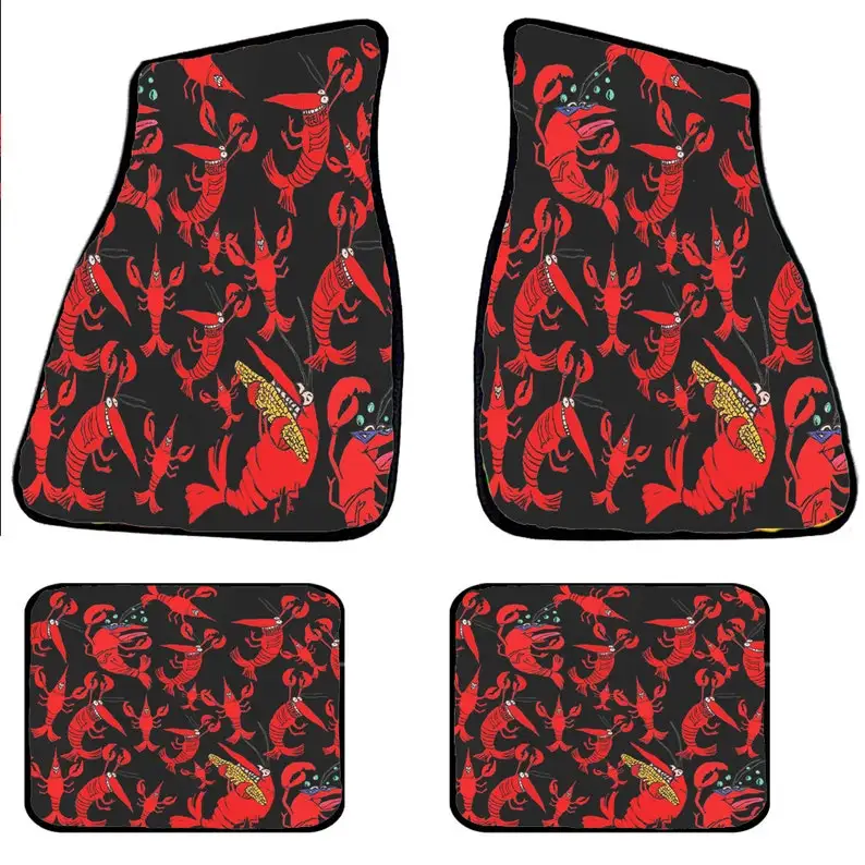 

Crawfish party Cajun Car Mats front and rear from my original design