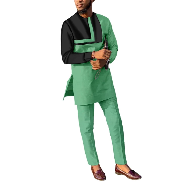 Dayo Long Sleeve Kaftan Outfit - Image 2