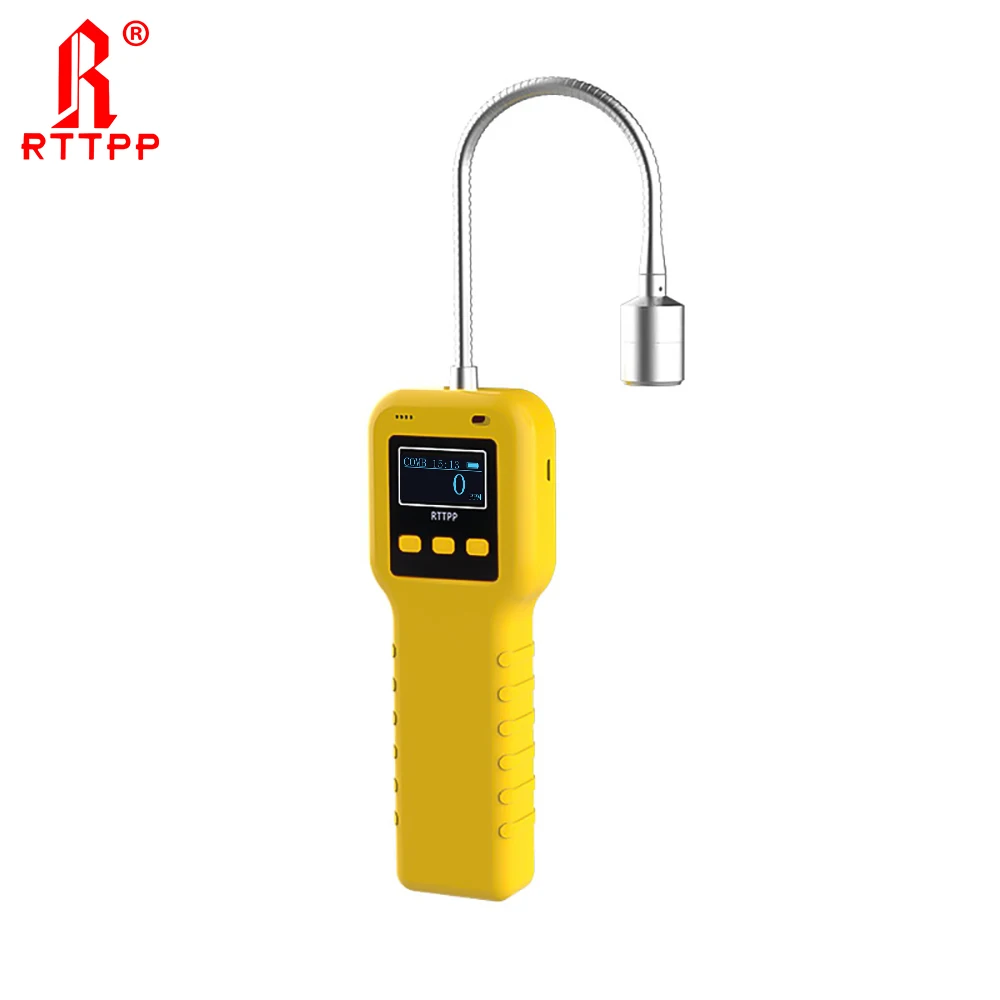 

Propane Gas Leak Detector 0-1000PPM Sound & Lighting & Vibration Alarm Combustible Flammable Natural Methane Gas Detector