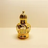 15ml Essential Oil Roller Bottle Gold Crown Shape Perfume Bottling Portable Travel Electroplated Carve Glass Luxury Empty Bottle 2
