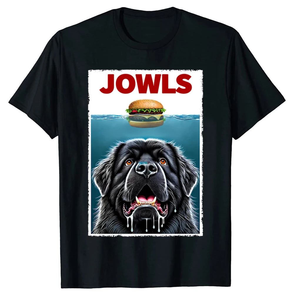 Lustige Newfoundland Newfie Hund Grafik T-shirts Männer frauen Mode Casual T-shirt 100% Baumwolle Lose Übergroßen T Shirt