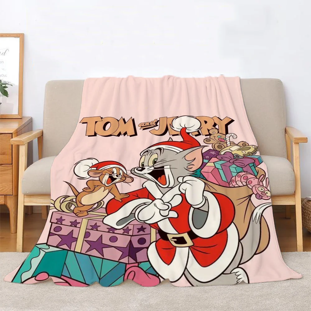 Microfiber Blanket King Size T-Tom and Jerrys Designer Throw Blanket Luxury Warm Winter Blankets for Sofa Bed Blankets & Throws 2