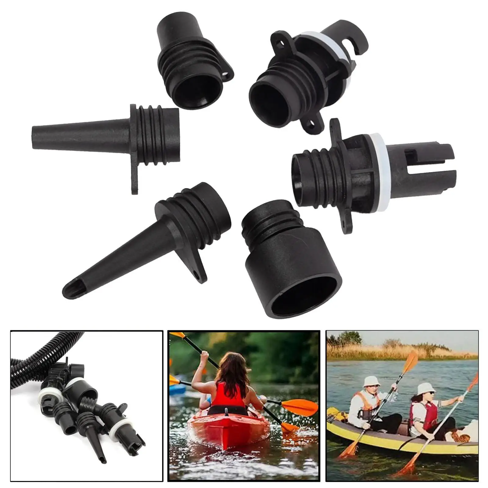 Pump Adaptor Inflatable Accessories Kayak Durable Inflatable Car Air Valves Converter Adapter Universal Canoe Valves Adapter