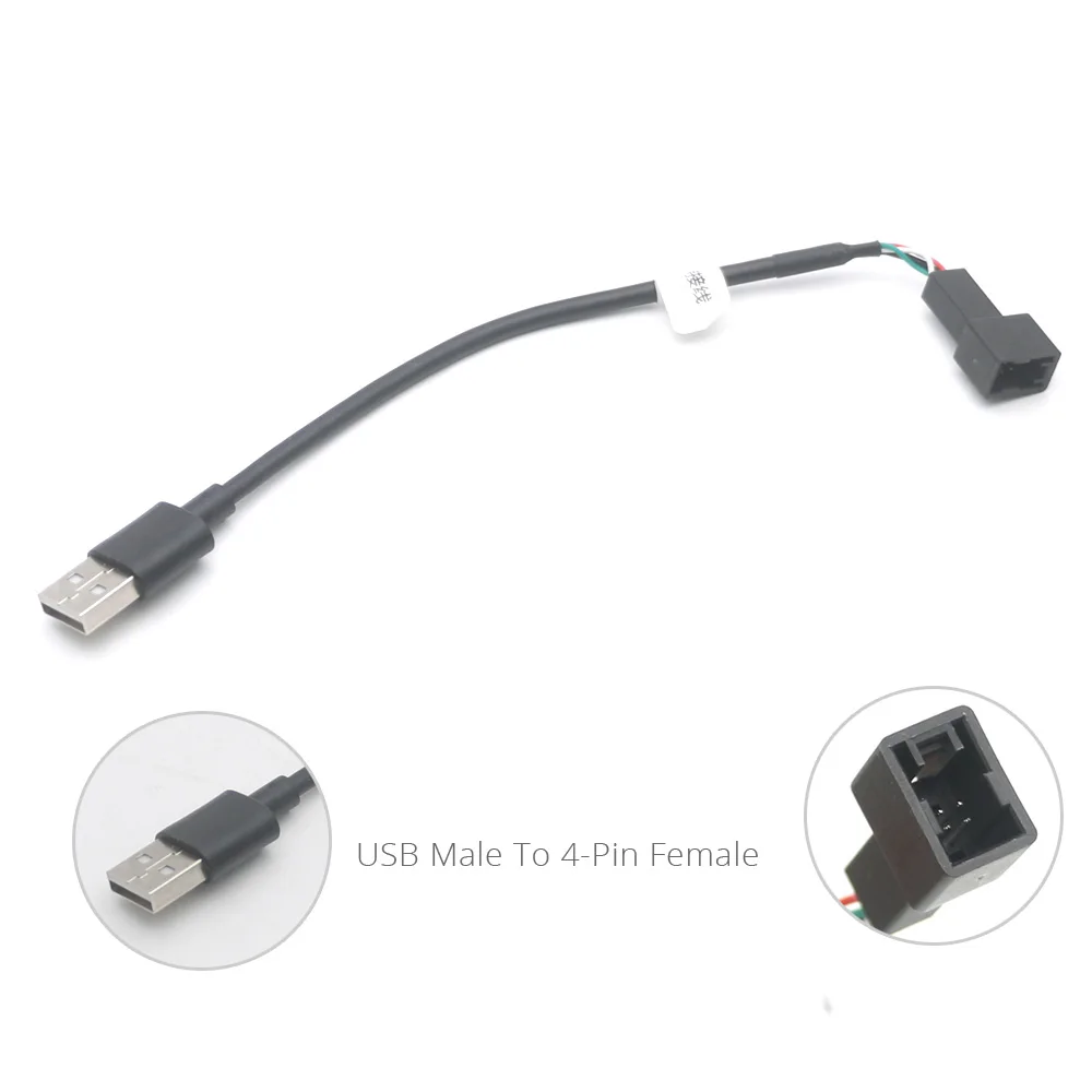 for Mitsubishi Original USB Conector Male to Female Car in