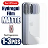 فيلم هيدروجيل خلفي غير لامع لابل آيفون ، واقي غطاء كامل ، بدون زجاج ، 15 ، 13 ، 14 ، 12 ، 11 Pro Max ، Mini ، Plus ، SE ، XS ، XR ، 6 ، 7 ، 1-3 مكعب