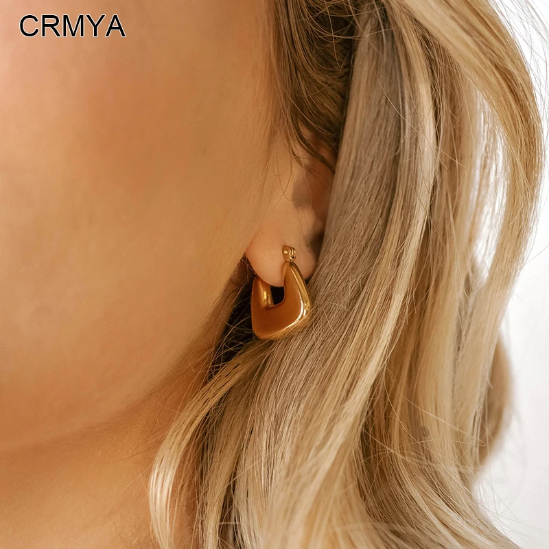 

CRMYA Gold Plated Dangle Earrings For Women Vintage Piercing Female Earring 2023 Fashion Jewelry Accessories Wholesale