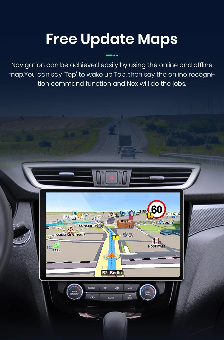 Junsun x7 series11.5 "2k drahtloses Carplay Android Auto Autoradio für Nissan Qashqai J11 X-Trail 3 T32 2014-2018 Autoradio – Detail 26