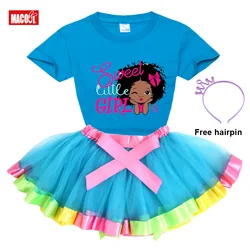 Menina aniversário tutu vestido conjunto princesa vestido menina crianças vestido conjunto festa de luz presente de aniversário natal vestido menina traje