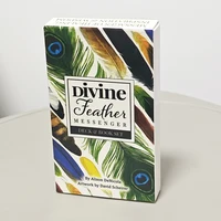 Divine Feather Messenger Oracle Card Games Inspirational Deck 10.3*6cm 44 Pcs Cards 2