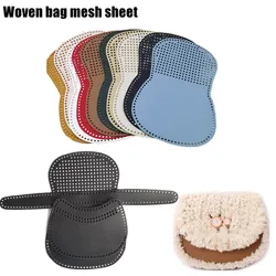 Women Handbag Bottom Pad DIY Woven Bag Pu Leather Mesh Sheet Crossbody Shoulder Bags Bottom Accessories