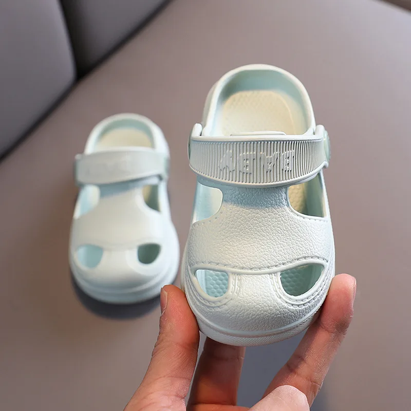 2023 Summer New Baby Hole Shoes Children Nice Non -slip Soft Floor Old Boys Girl Beach Sandals 1 -5 Years 5