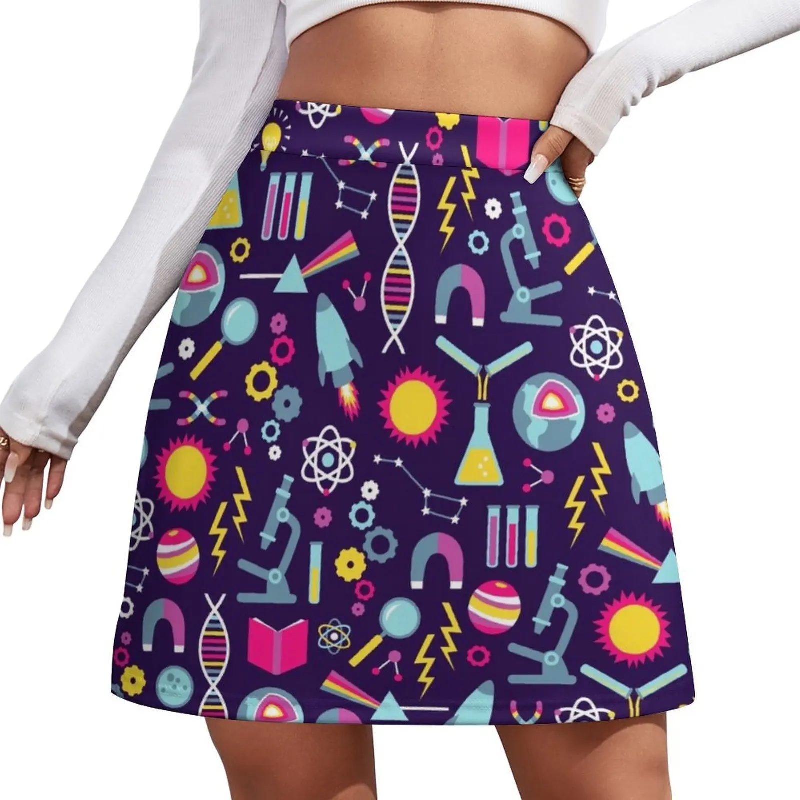 Science Studies Mini Skirt japanese style Skirt shorts Female dress law science