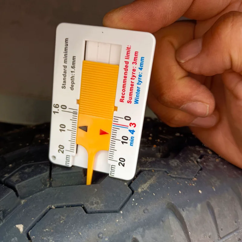 

Auto Car Tyre Tread Depth Depthometer Gauge Caliper Tire Condition Monitor Pointer Display Tire Repair Tools Car Accessories