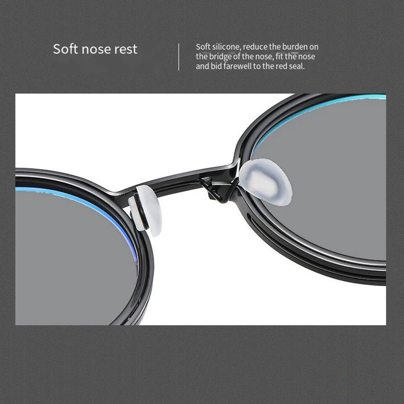 Prescription Glasses Frame Internet Celebrity Alloy Glasses Frame Men's Business Retro Round Lens prescription glasses frame