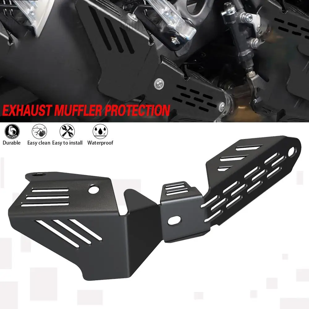 

Motorcycle For Yamaha T7 Tenere700 WOLD RAID 2022-2023 Exhaust Muffler Mid Pipe Heat Shield Protector Cover T7 2019-2022 2023