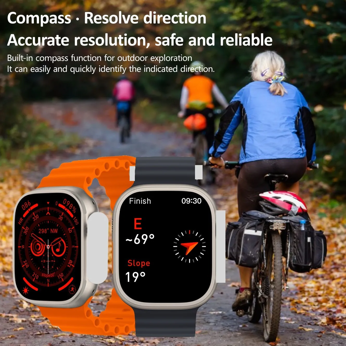 Elemosi CX8 ��Ʈ�� �ƽ� ����Ʈ��ġ 2.12 Amoled �������� ��ȭ ��ȭ, IP68 ���, �ɹڼ� ���� ����Ʈ ��ġ