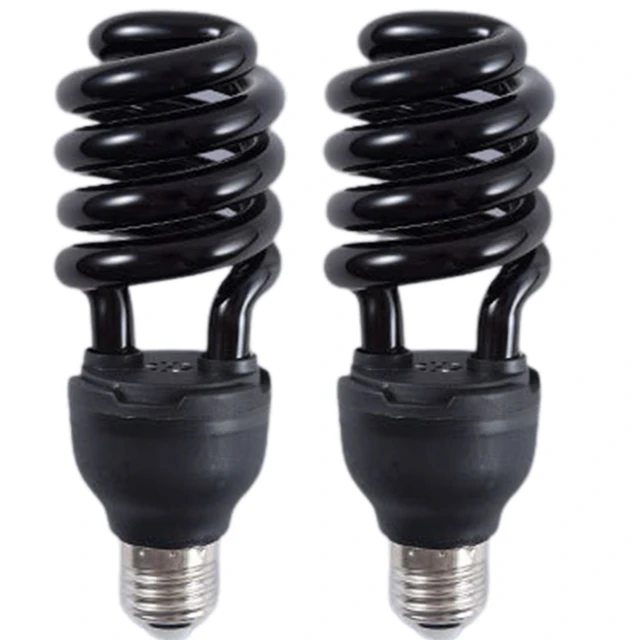 E27 110V/220V Blacklight Low Energy 365nm UV Light Bulb Screw Ultraviolet  Lamp #