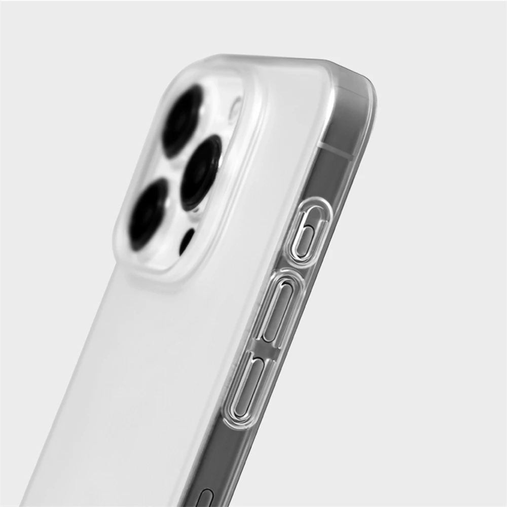Ultra Thin 0.7 MM Sand Blasted Frosted Matte Hard PC Case - Simple Transparent HD Cover