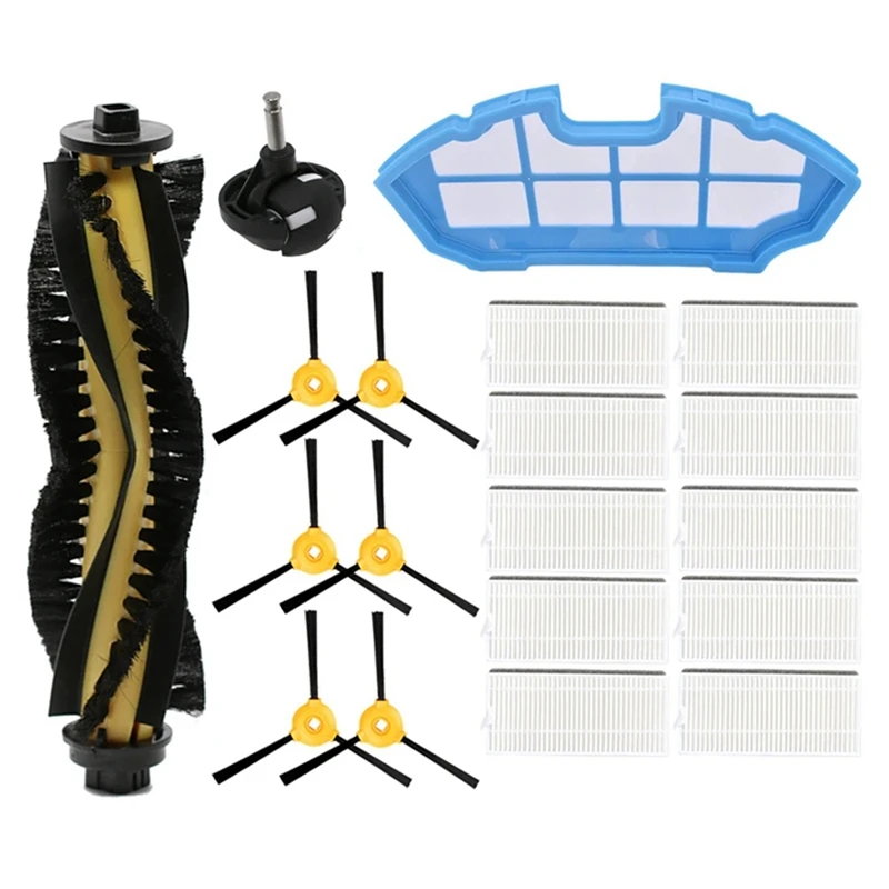 Replacement Roller Brushes & Filters For Ecovacs Deebot N79S, N79 & Eufy Robovac 11, 11C - For Conga Excellence 990