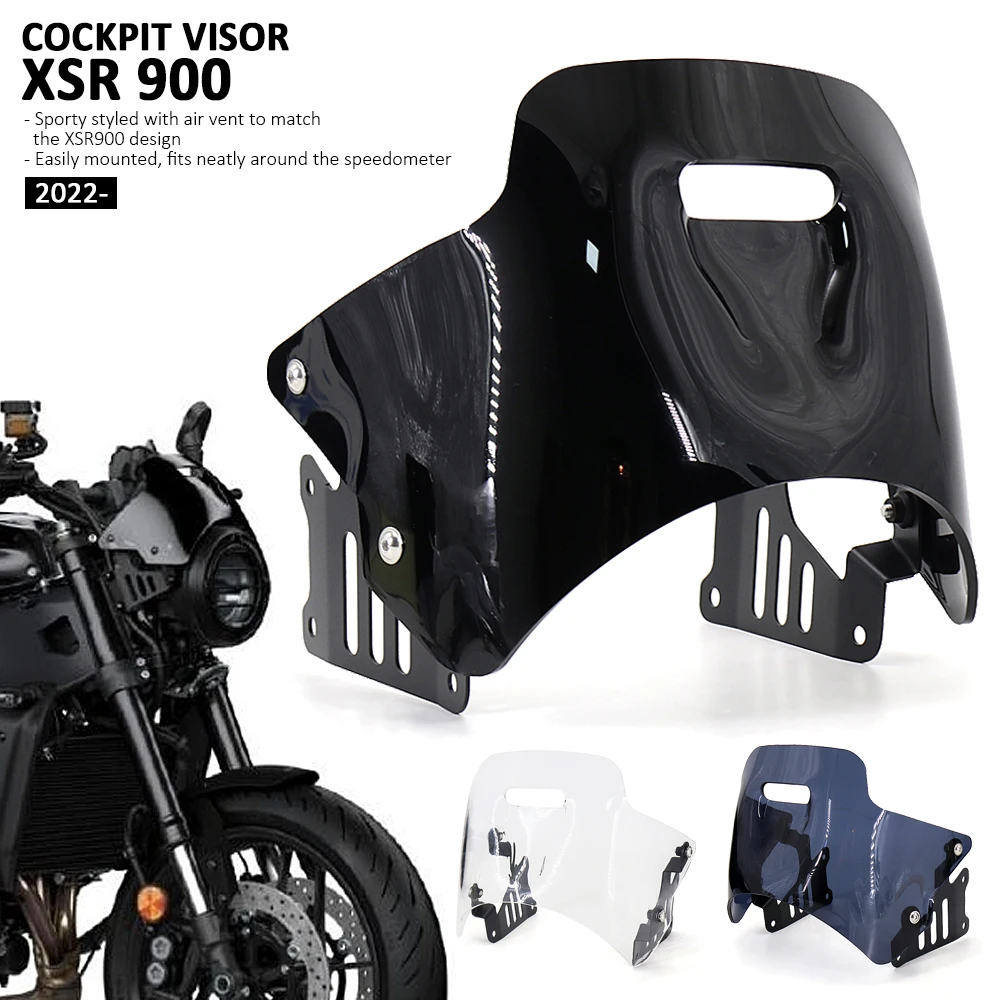 New Accessories For YAMAHA XSR900 XSR Cockpit Visor Headlight Cowl Windscreen Windshield Shield