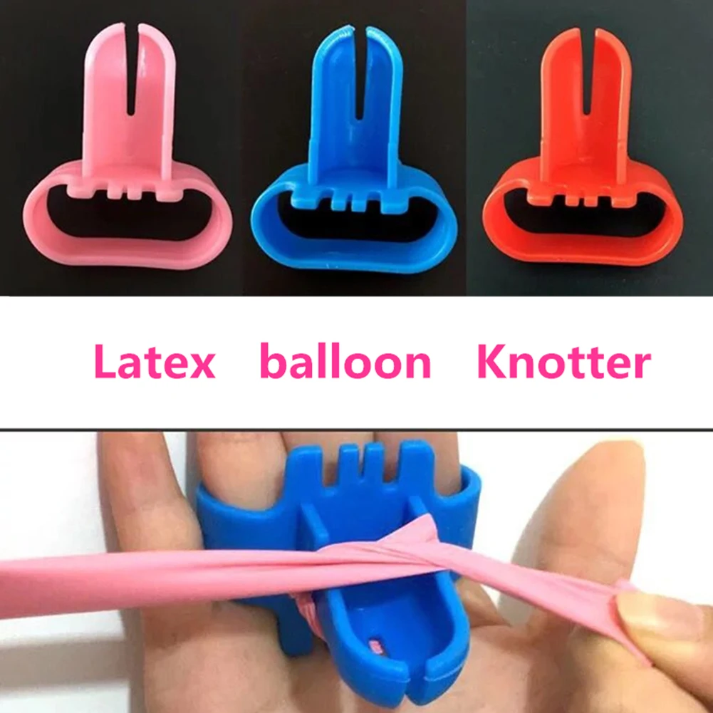 Description Picture 2 of itemBalloon Knotter 2 Pcs 5.5x7.5cm Accessories Event & Party Supplies Party Tools Quick Knotter Random Color Hot Sale
