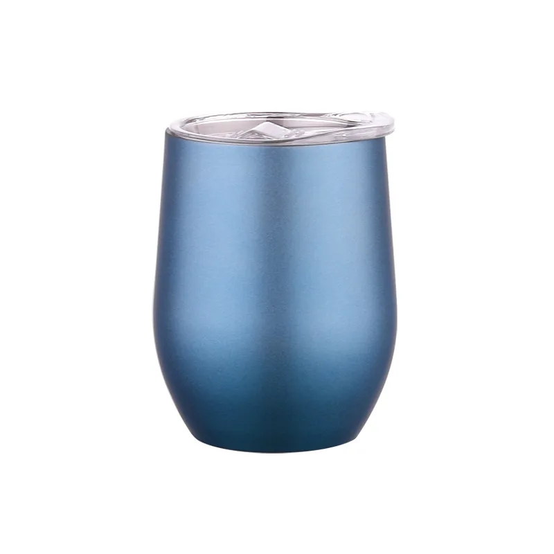 Colorful Egg Shaped Double Wall Stainless Steel Mug 14
