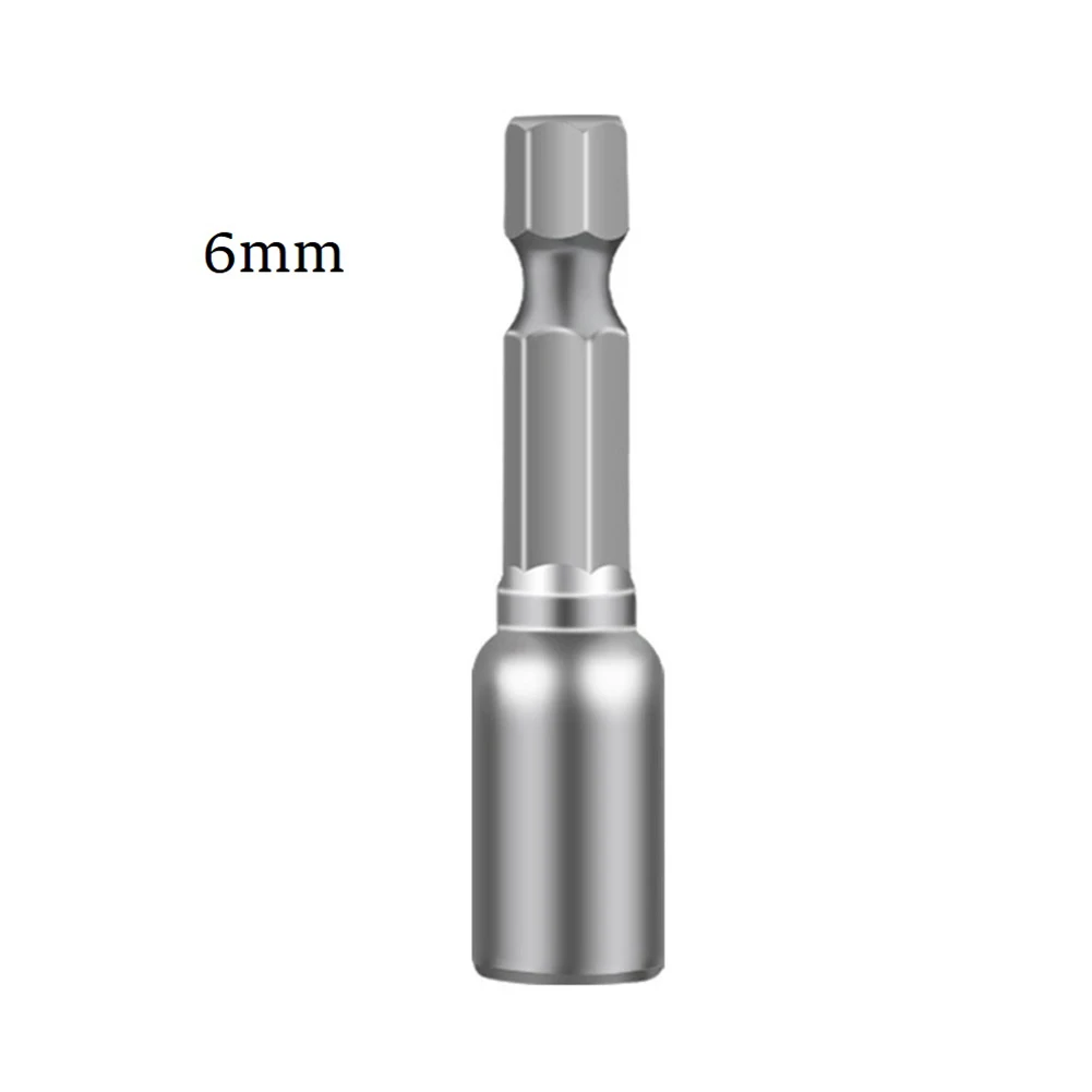 

Durable Nut Driver Socket Electric Drill Bit 1pc 48mm 6/7/8/9/10/11/12/13mm Chrome Vanadium Steel Fits All Power Drills