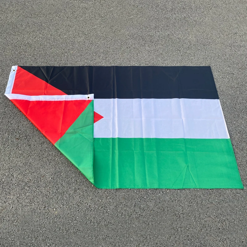 Custom Flag aerlxemrbrae Large Palestine 60*90cm /150 x 90cm hanging Polyester Gaza Palestinian banner