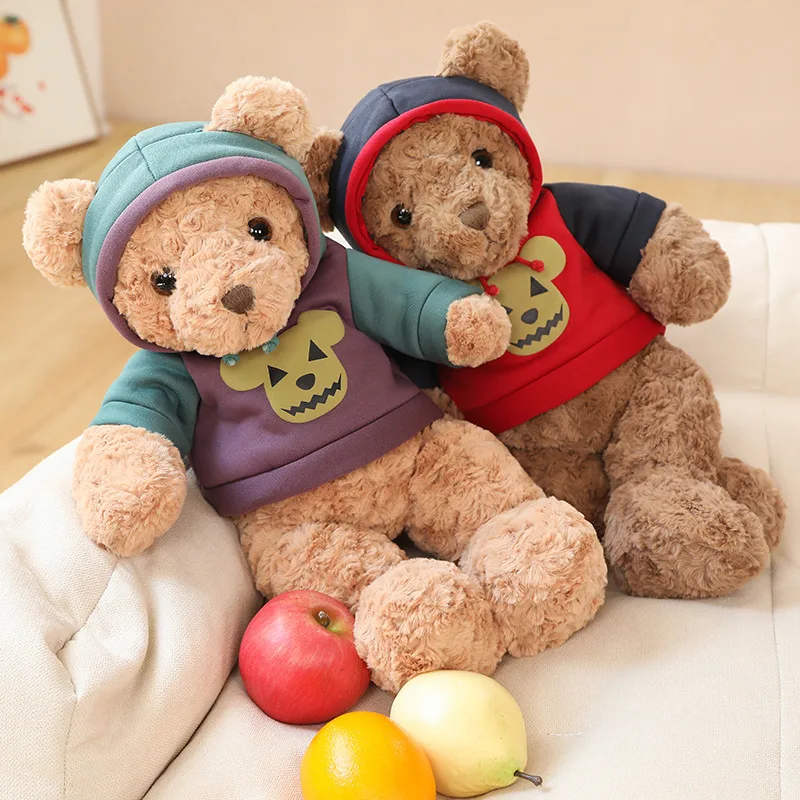 1pc High Quality 50/60/70cm Cute Teddy Bear With Sweater Plush Toys Soft Stuffed  Animal Toys for Kids Girls Birthday Gift - AliExpress