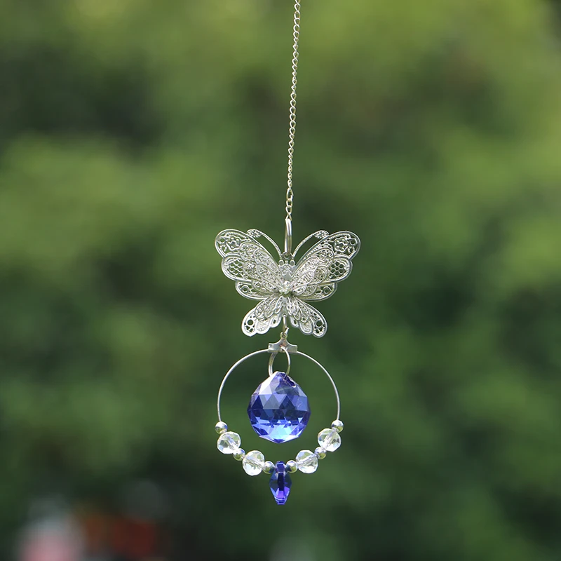 Sun Catcher Sun Catchers Window Ornament Crystal Pendant Crystal Sun Catchers Butterfly Suncatchers Window Rainbow Pendant Hanging Crystal Ornament Window Prisms Garden Decoration