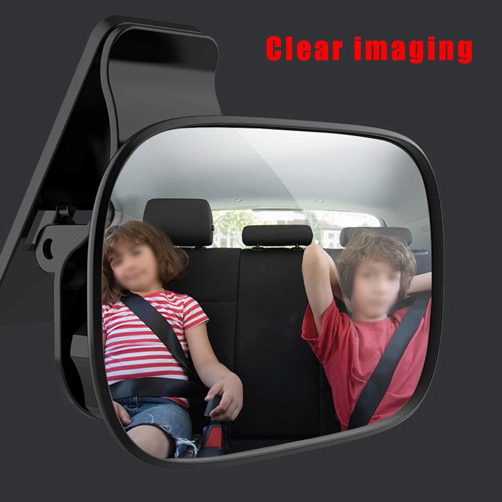 

360° Rearview mirror Adjustable Inside Small Rear Seat To See The Baby 1PC Portable For families with children New