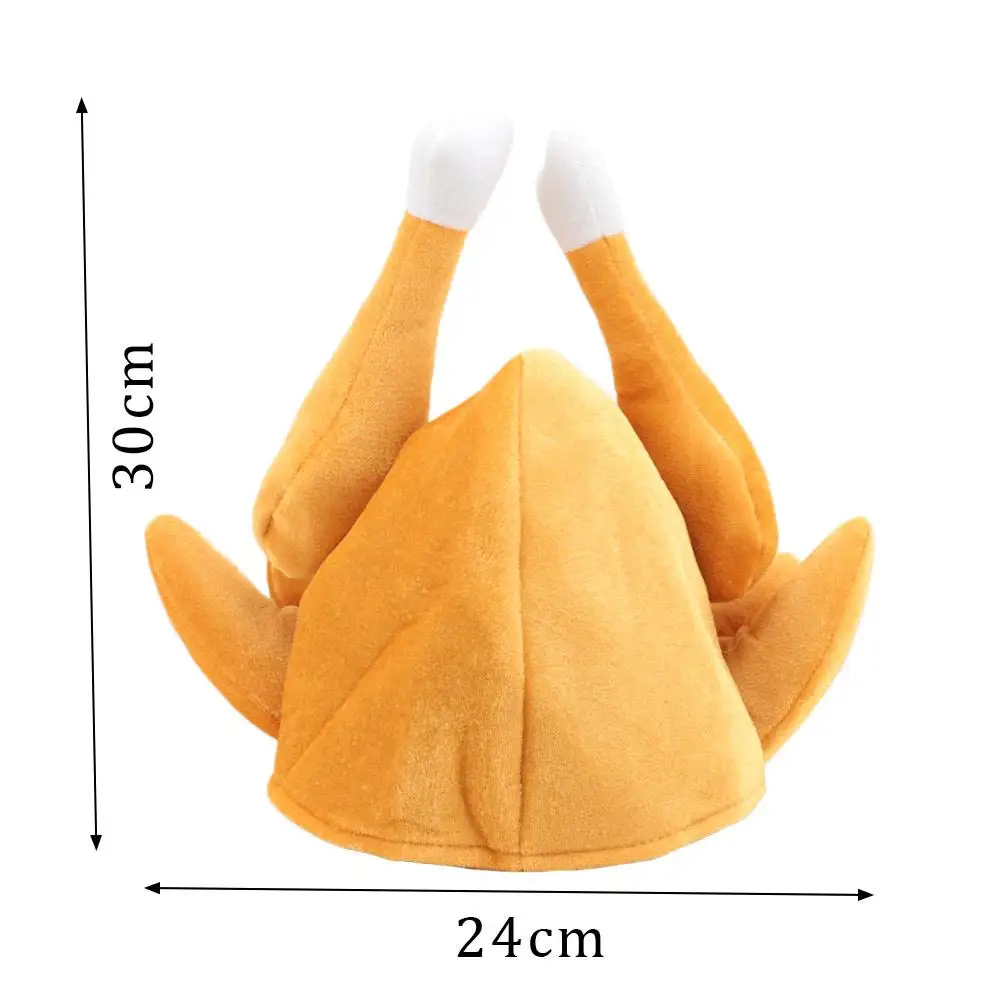 Soft Roasted Party Caps Turkey Hat Thanksgiving Day Festival Costume