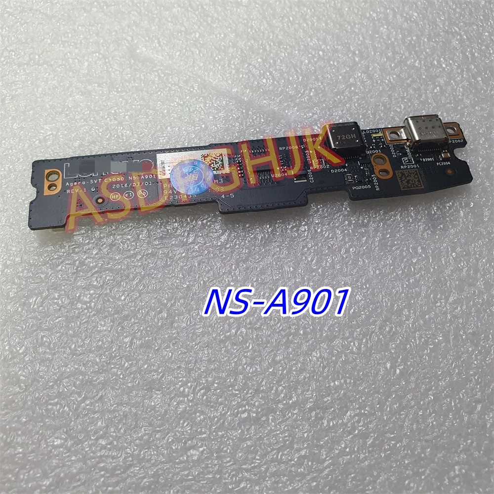 Placa de Alimentação para Lenovo Yoga Carregador Usb Da30000h430 Da30000h430 91013ikb 910-13 Cyg50 Ns-a901 Original