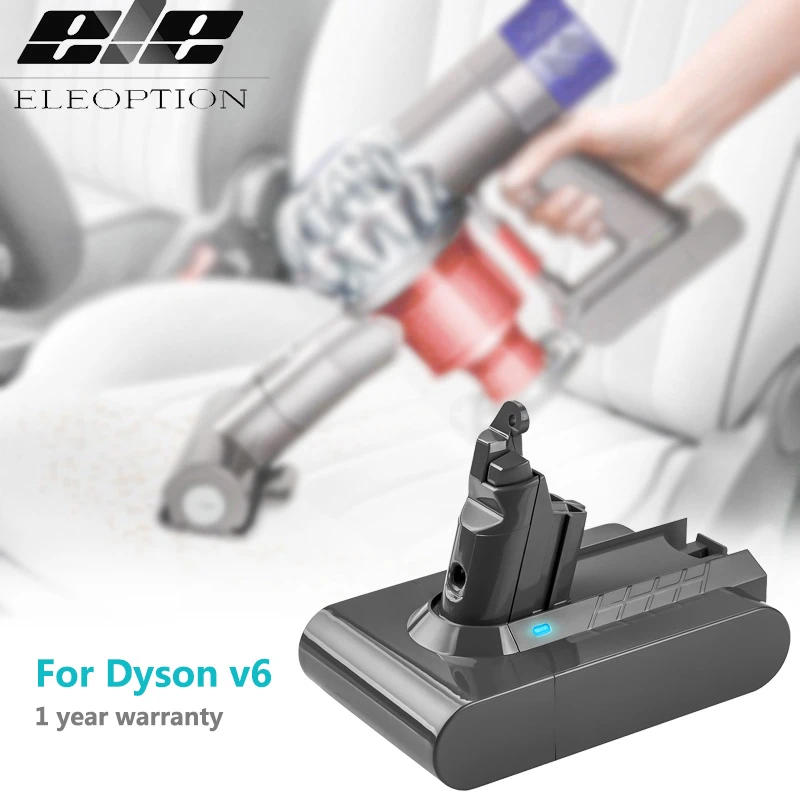 4000mah 21.6v Liion Replacement Battery For Dyson V6 Dc58 Dc59 Dc61