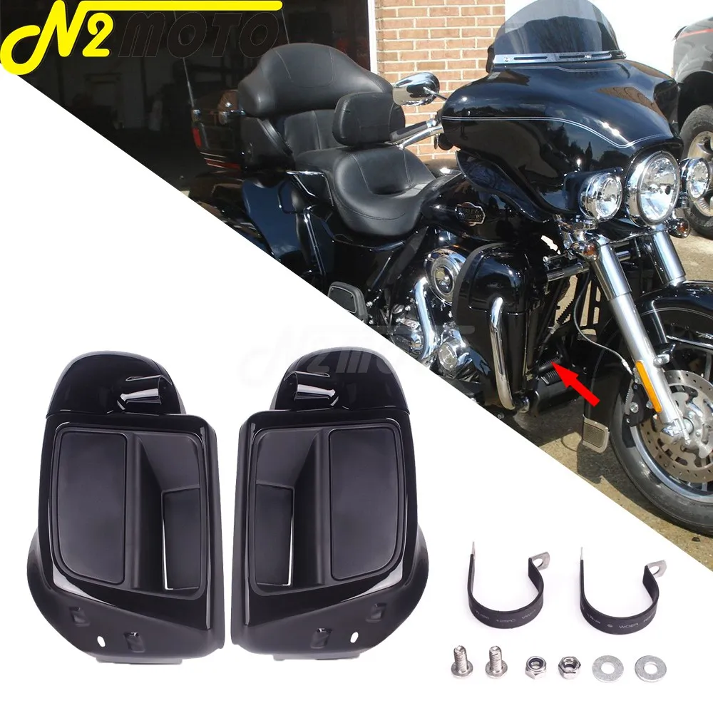 

2 шт., обтекатель для ножек мотоцикла Harley Touring Road King CVO Limited Electra Street Glide Road Glide 2014-2020