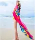 Hirigin-vestido playero de gasa para mujer, Pareo envolvente, bufanda, Pareo, ropa de playa