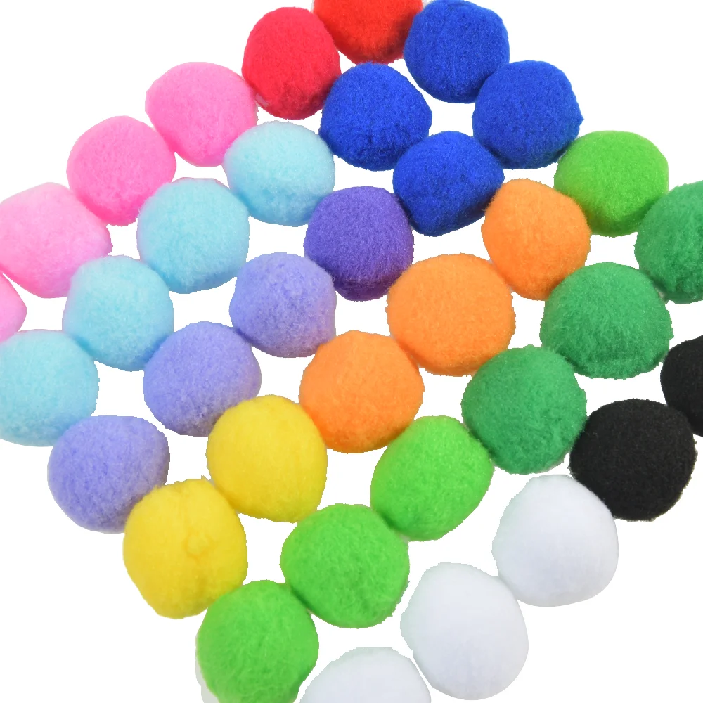 Color Wool Wool Ball Plush Ball Gold Onion Ball Size Multi-Color High Play Children Handmade Diy Material Bag Accessories