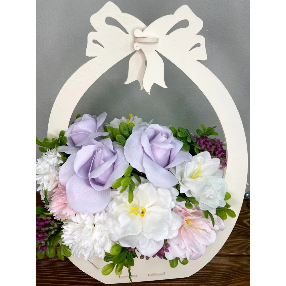 ЦВЕТЫ ИЗ МЫЛА ручная работа декоративная сувенирная композиция из цветов на