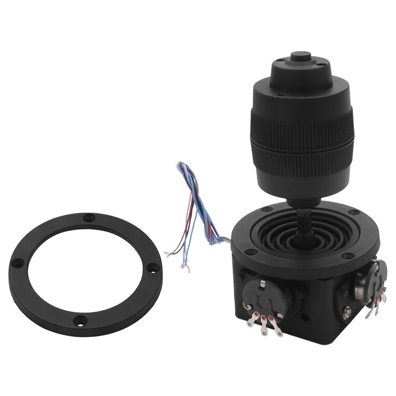 Electronic 4-Axis Joystick Potentiometer Button JH-D400B-M4 10K 4D Controller Wire Industrial