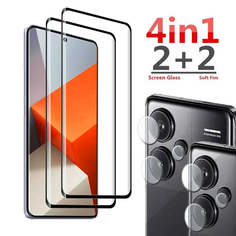 

Sale Screen Protector For Redmi Note 13 Pro plus Tempered Glass Anti-Scratch Front Film For Redmi Note 13 pro+ Soft Camera film