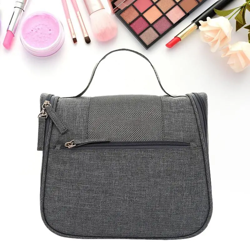 

Косметичка, косметичка, органайзер для косметики, портативная вместительная косметичка, дорожная сумка с молнией для туалетных принадлежностей, уход за кожей