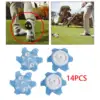 14Pcs Golf Shoe Spikes Durable Golf Shoe Replacements TPU for Women Men 3