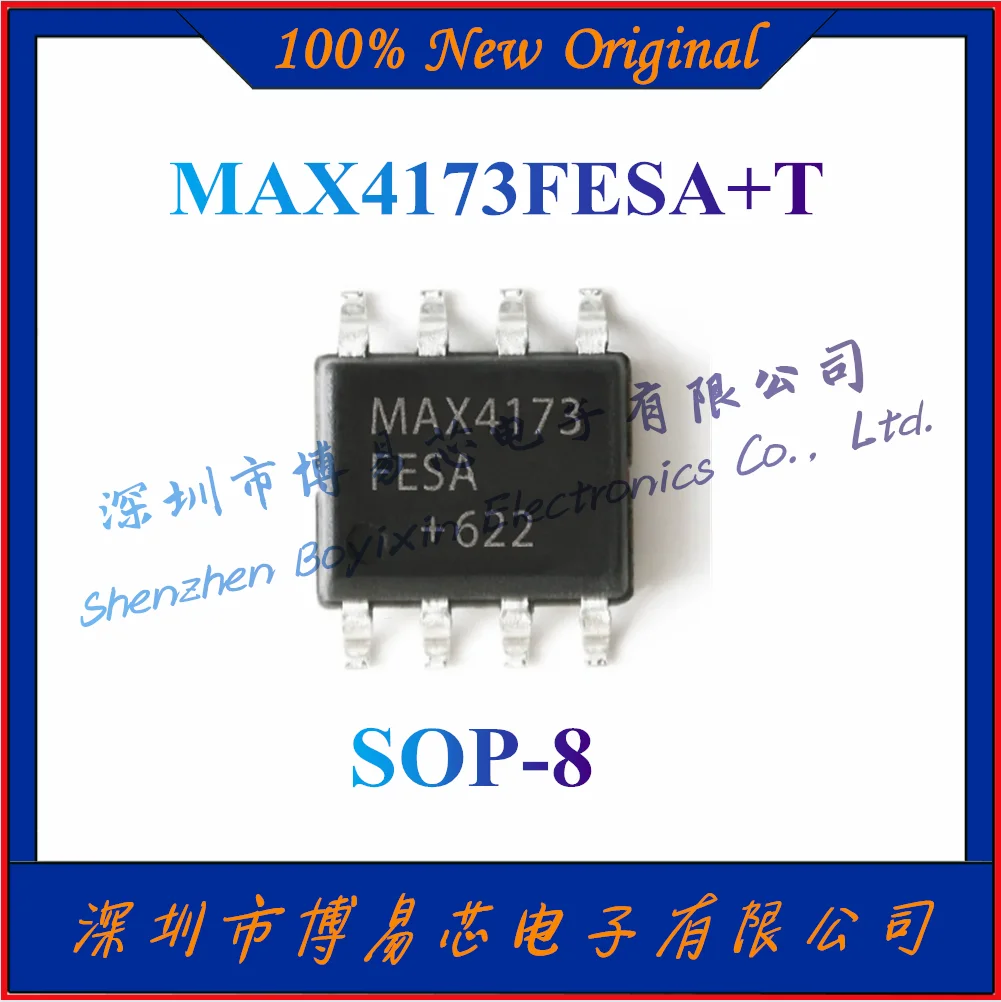 

NEW MAX4173FESA+T Original genuine one-channel current sense amplifier chip. Package SOP-8