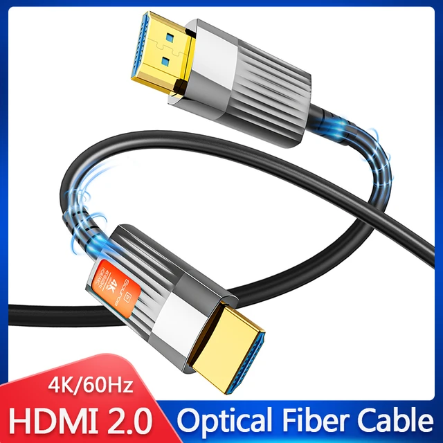 Câble HDMI 2.0 - 4K 60 Hz - HARC - sur Fibre Optique