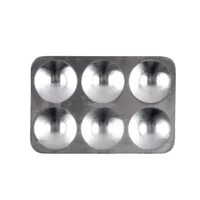 Art painting tools Aluminum rectangular 6-hole round palette palette gouache pigment 1
