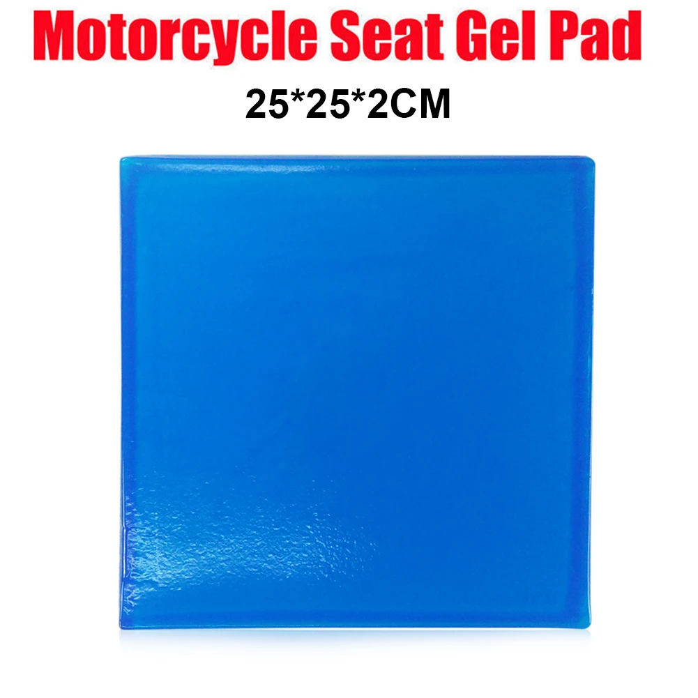 Motorcycle Seat Gel Pad Shock Absorption Mat Motorbike Scooter Comfortable Soft Gel Cushion 2CM Thickened Bike Modified Seat Pad