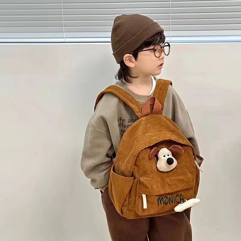Personalized Printed Children's Backpack, Cute Puppy Doll Accessories, Lightweight Children's Backpack For Both Boys And Girls 2